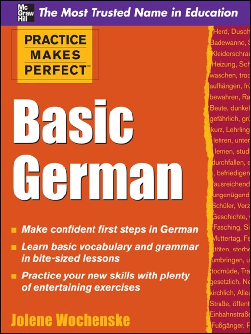Title details for Practice Makes Perfect Basic German by Jolene Wochenske - Available